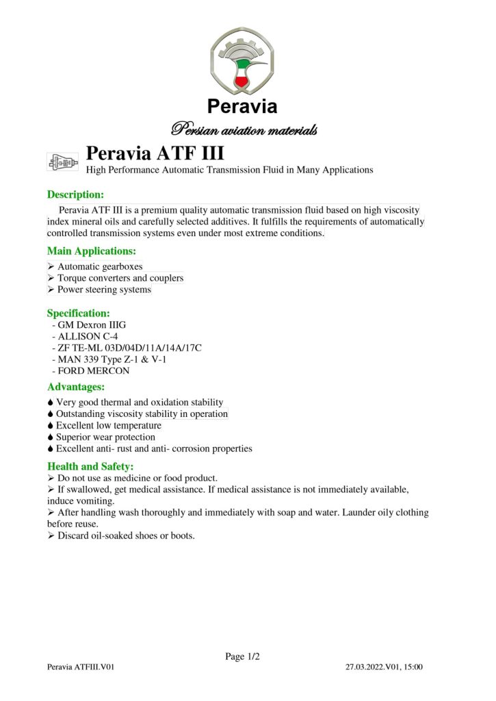 00129 Peravia ATF III