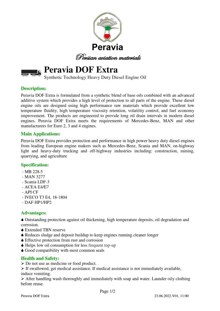 00135 Peravia DOF Extra