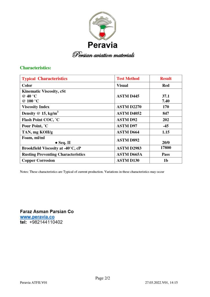 00228 Peravia ATF II