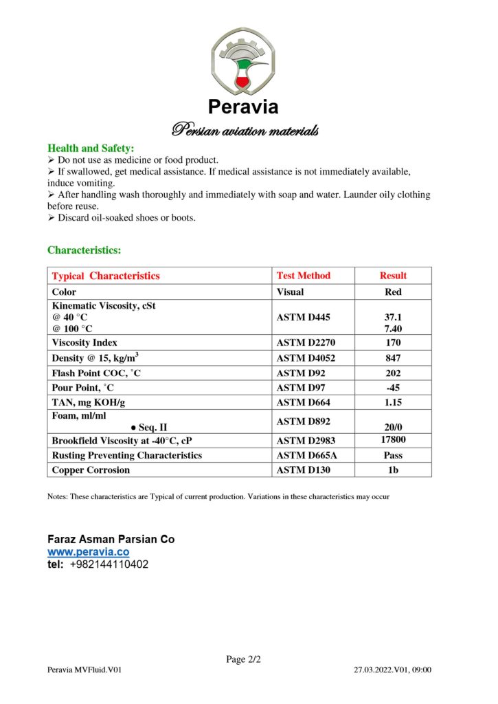 00241 Peravia MV Fluid