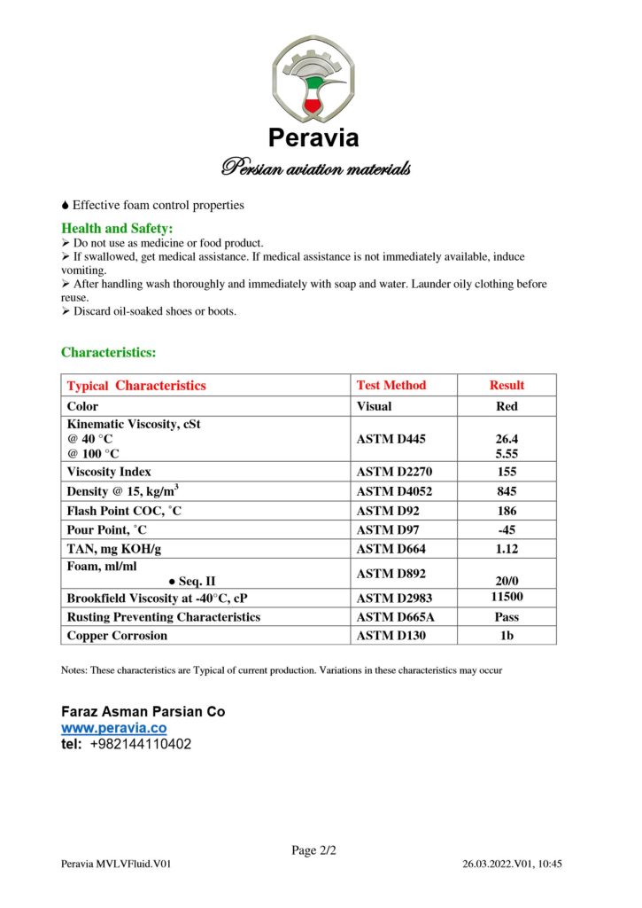 00242 Peravia MVLV Fluid